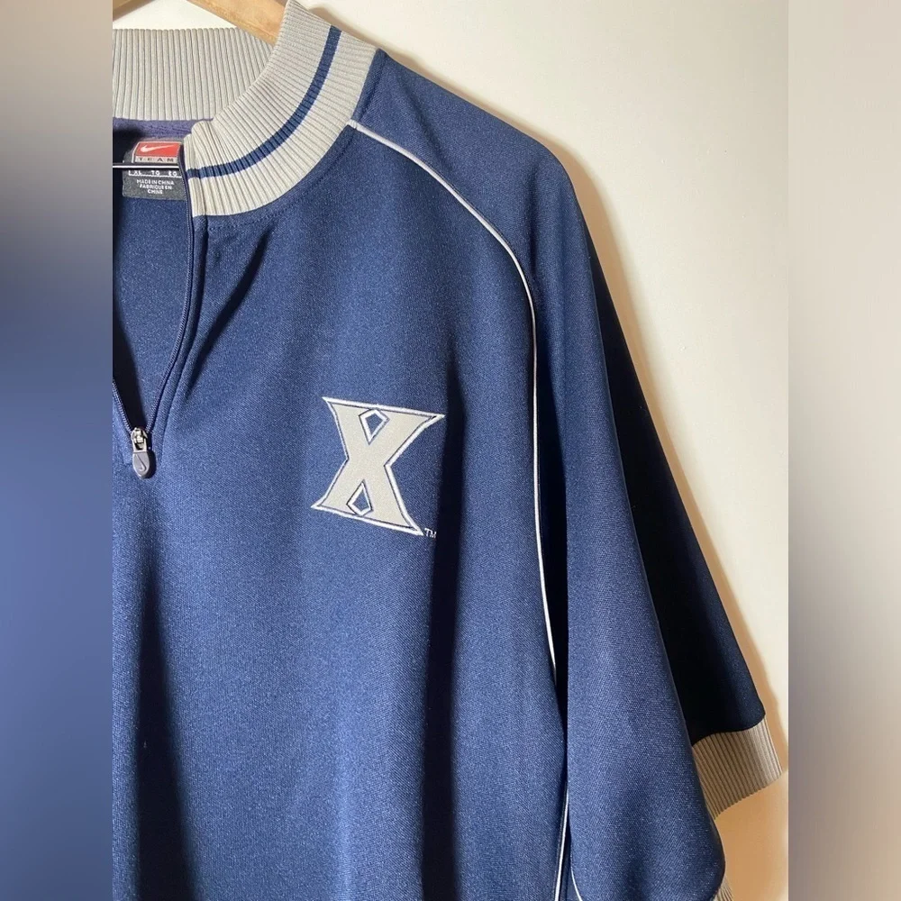 Vintage Xavier University Nike Basketball Warm Up Shooting Shirt XL NCAA
